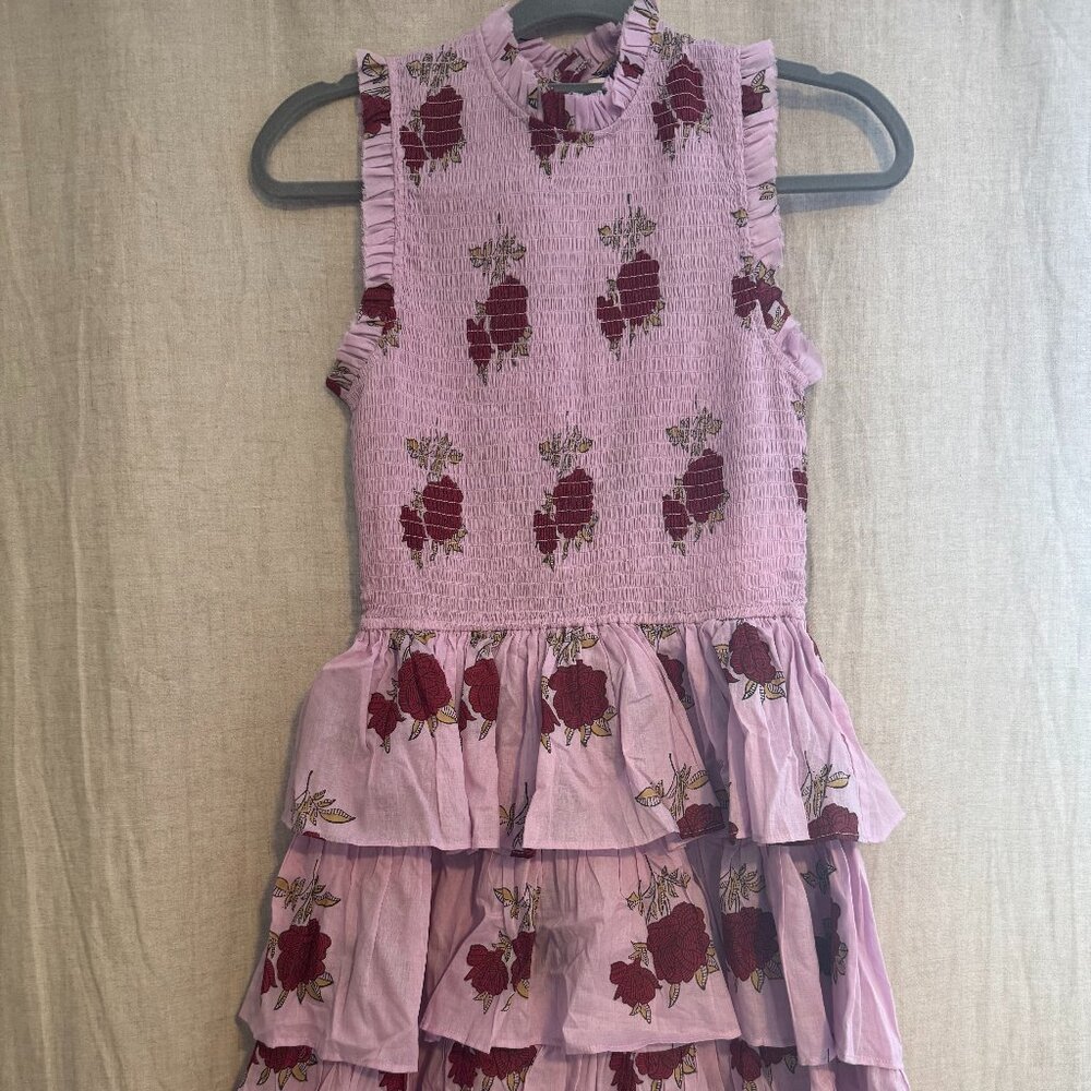 Cabana Ruby Rosette Short Dress with Bag